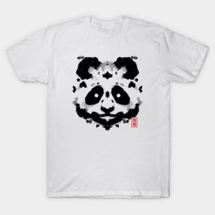 Rorschach Panda by Tobe Fonseca T-Shirt